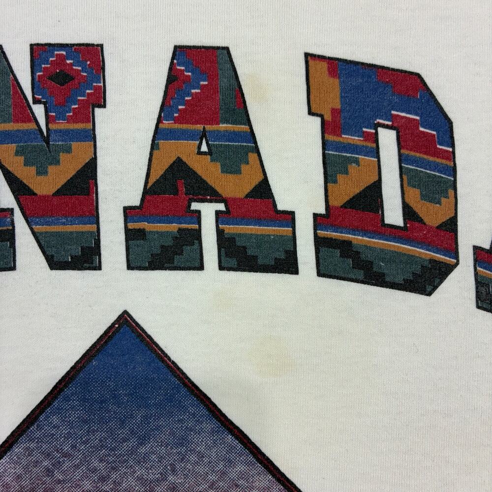Vintage Canada Niagara Falls Graphic Tee Cream Single Stitch M - Picture 5 of 9